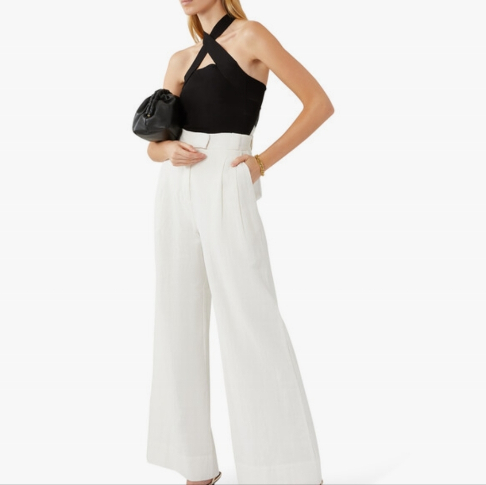 NWT Alice + Olivia Tamiko Convertible Black Top - Picture 3 of 5